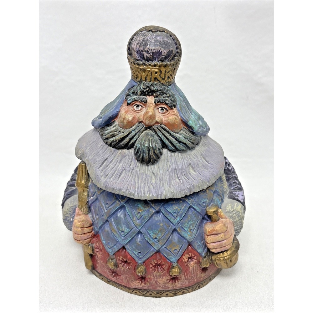 Department 56 We Three Kings Myrrh Ceramic Jar Candle‎ Christmas Wiseman